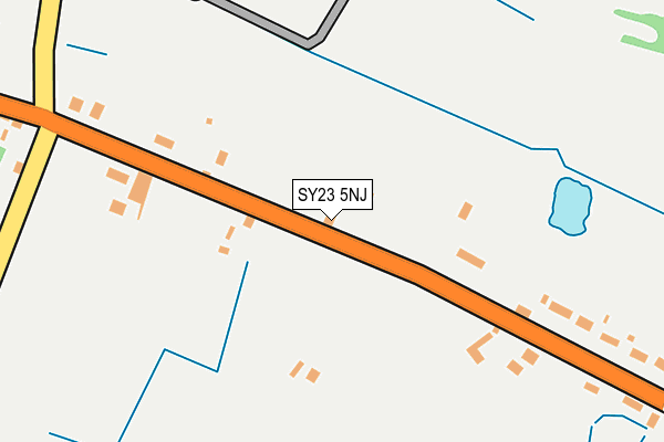 SY23 5NJ map - OS OpenMap – Local (Ordnance Survey)