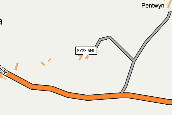 SY23 5NL map - OS OpenMap – Local (Ordnance Survey)