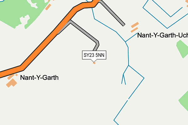 SY23 5NN map - OS OpenMap – Local (Ordnance Survey)