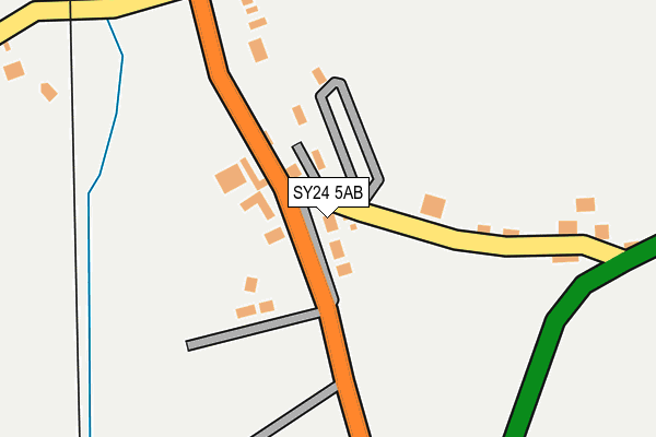 SY24 5AB map - OS OpenMap – Local (Ordnance Survey)