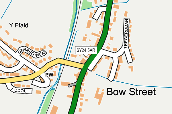 SY24 5AR map - OS OpenMap – Local (Ordnance Survey)