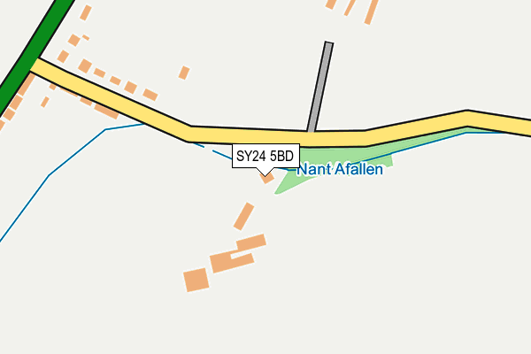 SY24 5BD map - OS OpenMap – Local (Ordnance Survey)