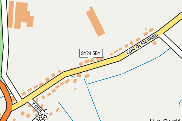 SY24 5BY map - OS OpenMap – Local (Ordnance Survey)