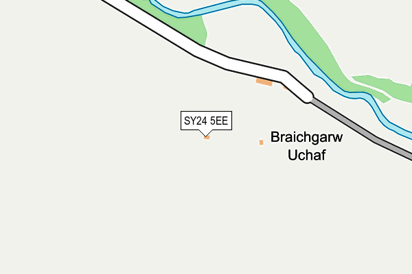 SY24 5EE map - OS OpenMap – Local (Ordnance Survey)