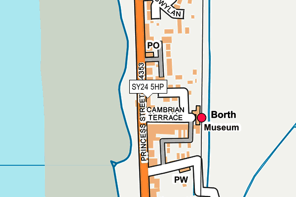 SY24 5HP map - OS OpenMap – Local (Ordnance Survey)