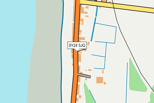 SY24 5JQ map - OS OpenMap – Local (Ordnance Survey)