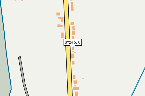 SY24 5JX map - OS OpenMap – Local (Ordnance Survey)