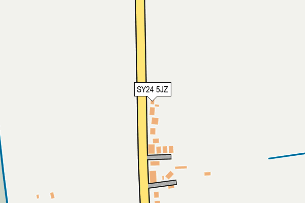 SY24 5JZ map - OS OpenMap – Local (Ordnance Survey)