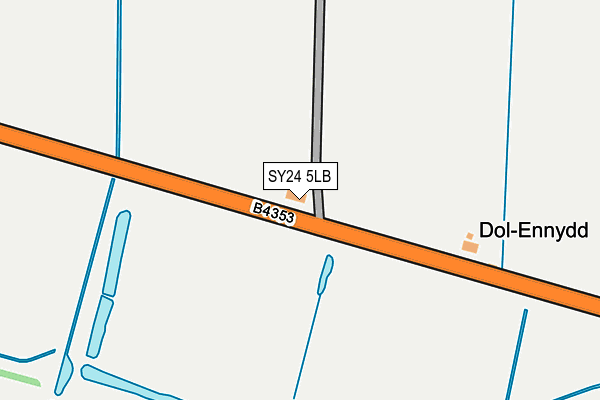SY24 5LB map - OS OpenMap – Local (Ordnance Survey)