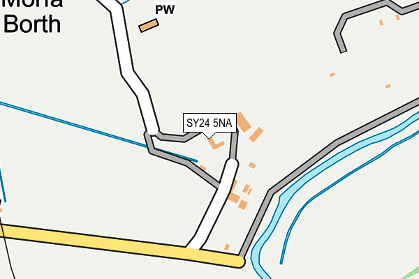 SY24 5NA map - OS OpenMap – Local (Ordnance Survey)