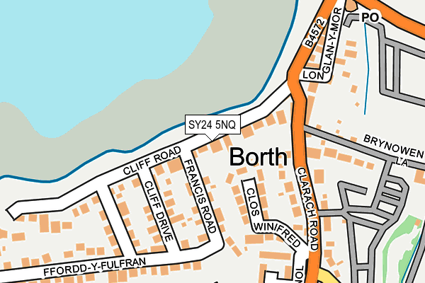 SY24 5NQ map - OS OpenMap – Local (Ordnance Survey)