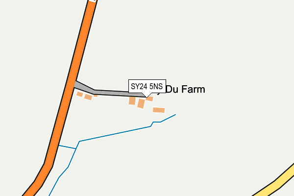 SY24 5NS map - OS OpenMap – Local (Ordnance Survey)