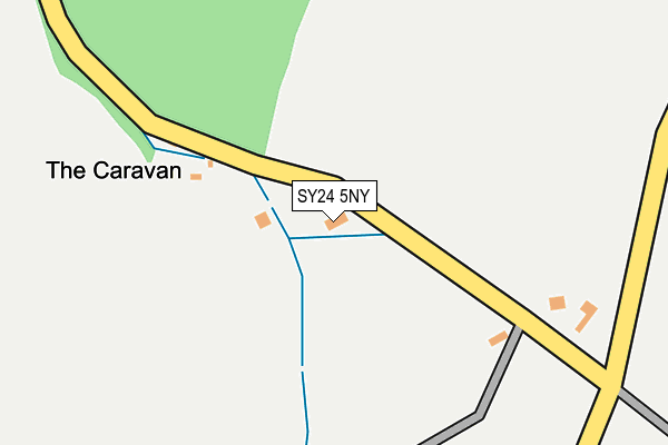 SY24 5NY map - OS OpenMap – Local (Ordnance Survey)