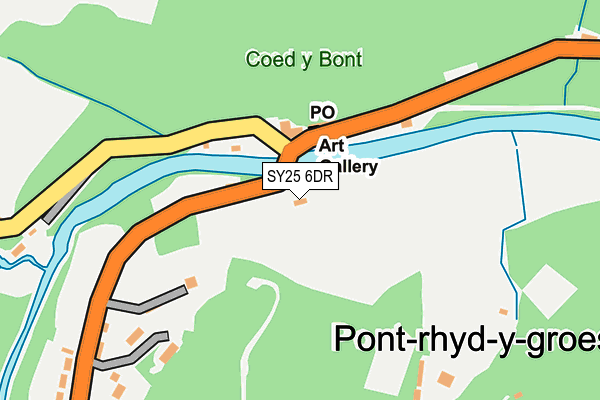 SY25 6DR map - OS OpenMap – Local (Ordnance Survey)