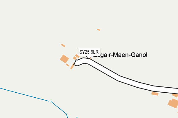 SY25 6LR map - OS OpenMap – Local (Ordnance Survey)