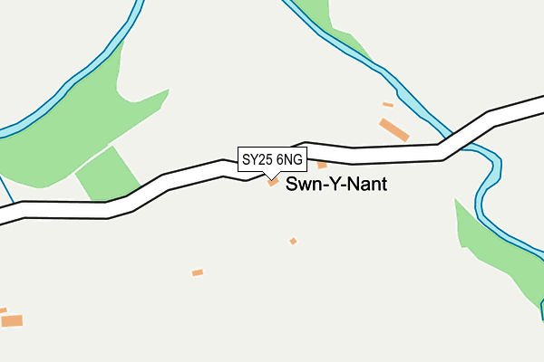 SY25 6NG map - OS OpenMap – Local (Ordnance Survey)