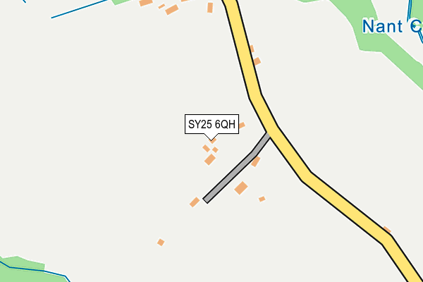 SY25 6QH map - OS OpenMap – Local (Ordnance Survey)