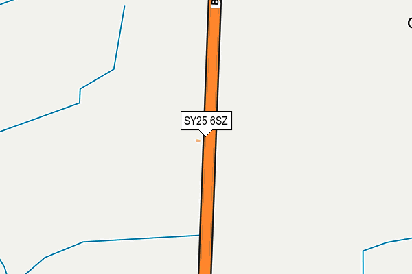 SY25 6SZ map - OS OpenMap – Local (Ordnance Survey)