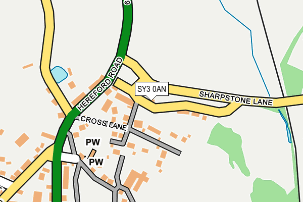 SY3 0AN map - OS OpenMap – Local (Ordnance Survey)