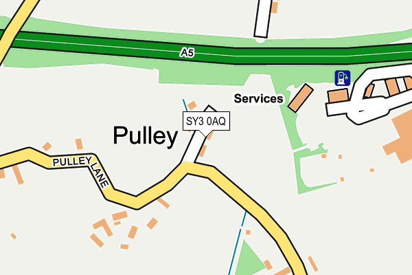 SY3 0AQ map - OS OpenMap – Local (Ordnance Survey)