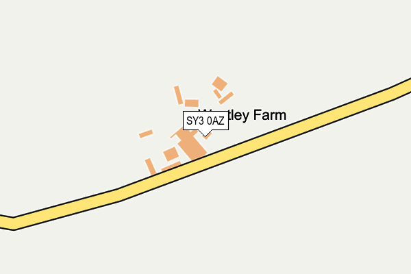 SY3 0AZ map - OS OpenMap – Local (Ordnance Survey)