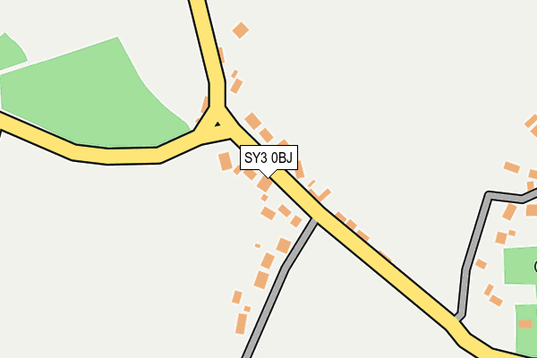 SY3 0BJ map - OS OpenMap – Local (Ordnance Survey)