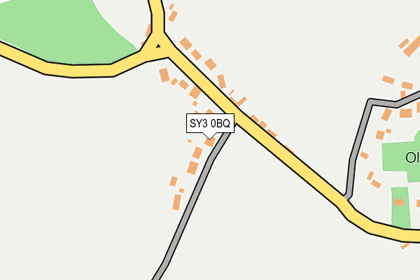 SY3 0BQ map - OS OpenMap – Local (Ordnance Survey)