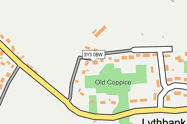 SY3 0BW map - OS OpenMap – Local (Ordnance Survey)