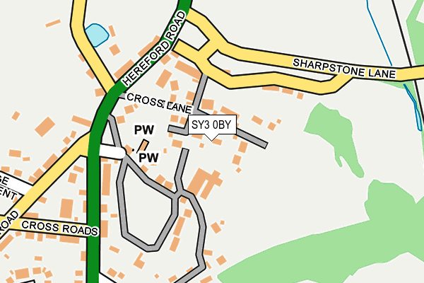 SY3 0BY map - OS OpenMap – Local (Ordnance Survey)