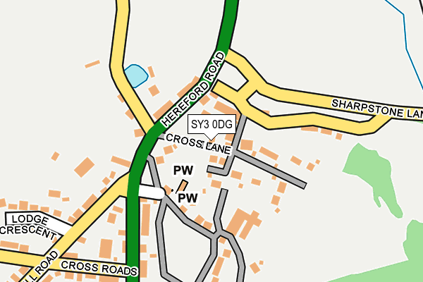 SY3 0DG map - OS OpenMap – Local (Ordnance Survey)