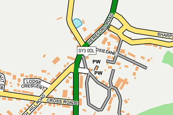 SY3 0DL map - OS OpenMap – Local (Ordnance Survey)