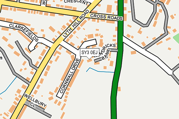 SY3 0EJ map - OS OpenMap – Local (Ordnance Survey)