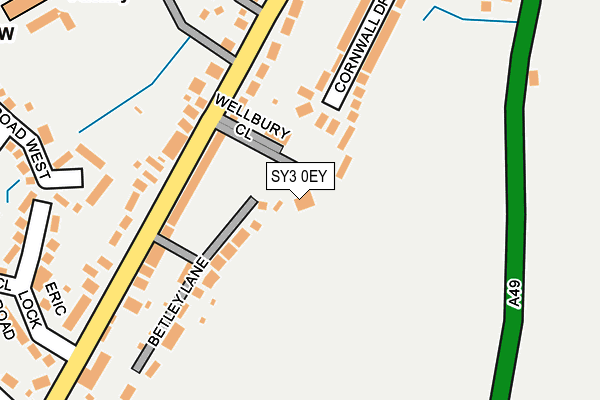 SY3 0EY map - OS OpenMap – Local (Ordnance Survey)