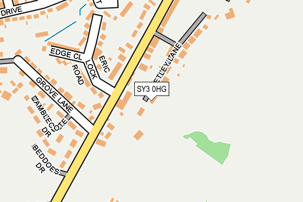 SY3 0HG map - OS OpenMap – Local (Ordnance Survey)