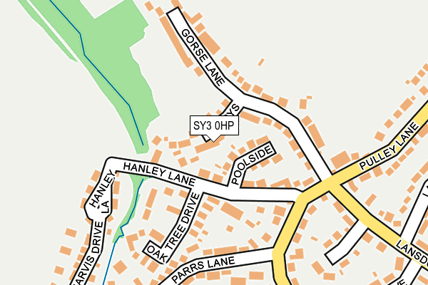 SY3 0HP map - OS OpenMap – Local (Ordnance Survey)