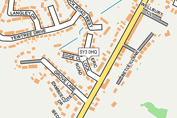 SY3 0HQ map - OS OpenMap – Local (Ordnance Survey)