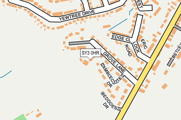 SY3 0HR map - OS OpenMap – Local (Ordnance Survey)