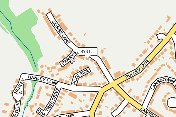 SY3 0JJ map - OS OpenMap – Local (Ordnance Survey)