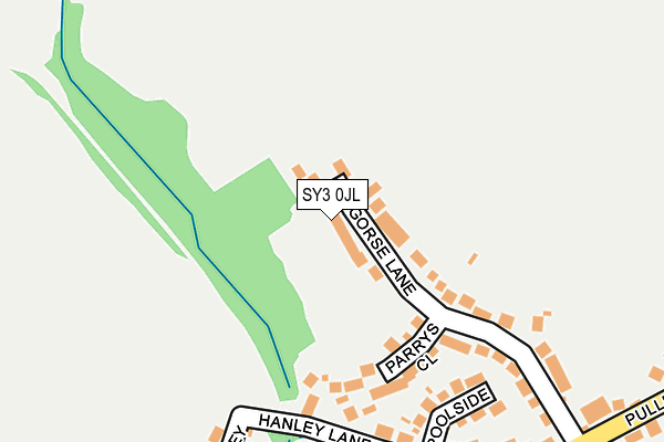 SY3 0JL map - OS OpenMap – Local (Ordnance Survey)
