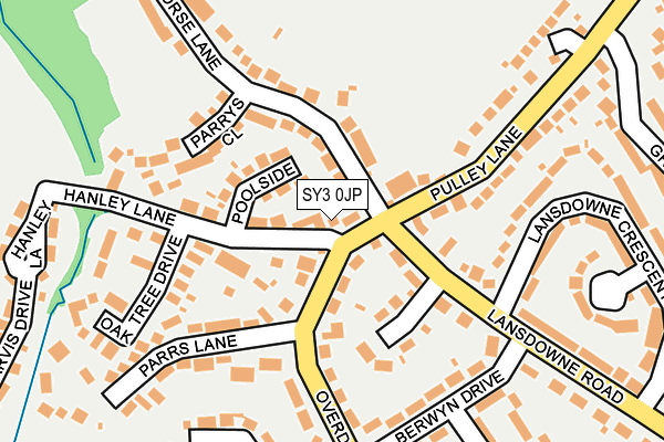 SY3 0JP map - OS OpenMap – Local (Ordnance Survey)
