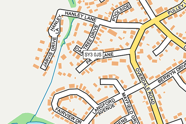 SY3 0JS map - OS OpenMap – Local (Ordnance Survey)