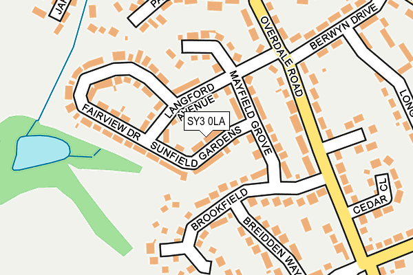 SY3 0LA map - OS OpenMap – Local (Ordnance Survey)