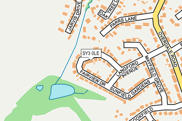 SY3 0LE map - OS OpenMap – Local (Ordnance Survey)