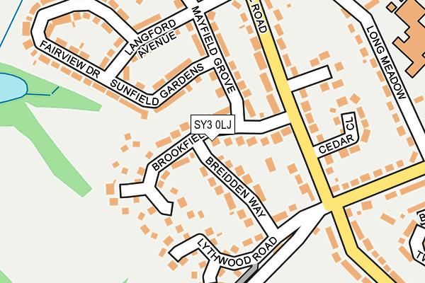 SY3 0LJ map - OS OpenMap – Local (Ordnance Survey)