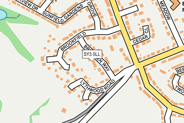SY3 0LL map - OS OpenMap – Local (Ordnance Survey)