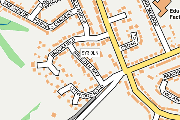 SY3 0LN map - OS OpenMap – Local (Ordnance Survey)