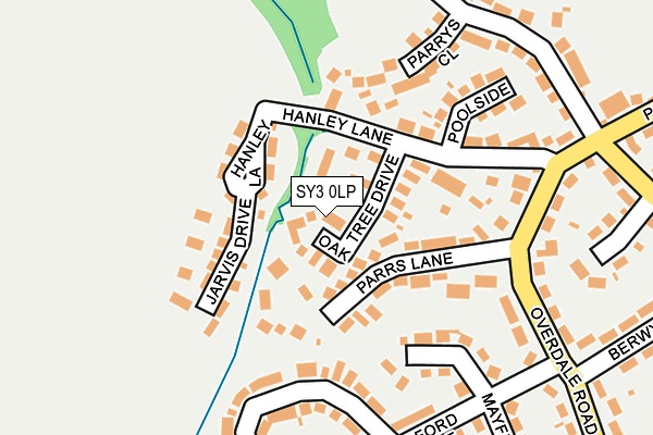 SY3 0LP map - OS OpenMap – Local (Ordnance Survey)