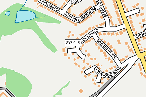 SY3 0LR map - OS OpenMap – Local (Ordnance Survey)