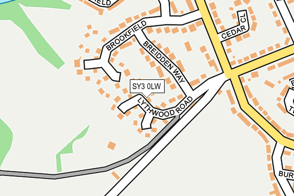 SY3 0LW map - OS OpenMap – Local (Ordnance Survey)