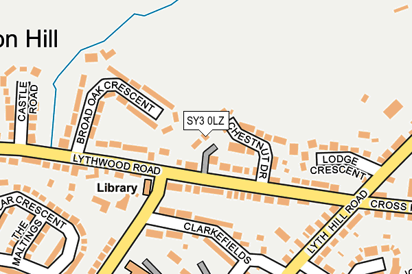 SY3 0LZ map - OS OpenMap – Local (Ordnance Survey)